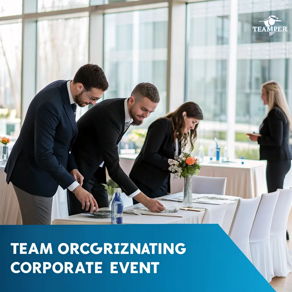 Zespół organizujący event firmowy